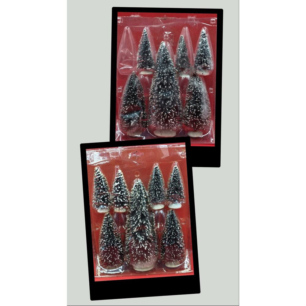 13 Cobblestone Corners Collectible Coordinating Accessories Snowy Christmas Tree